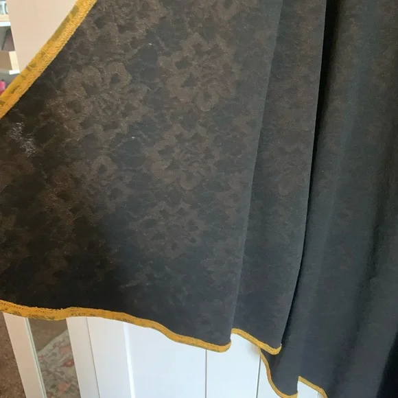 BOHO⚡️ lularoe lindsay mustard / gold lace kimono - Picture 4 of 7